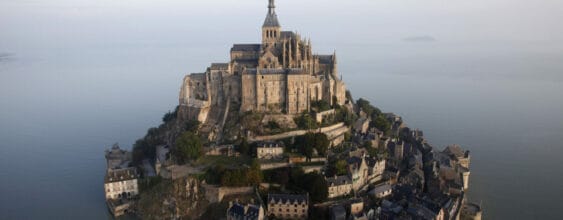 Mont-Saint-Michel in France supported by ERDF